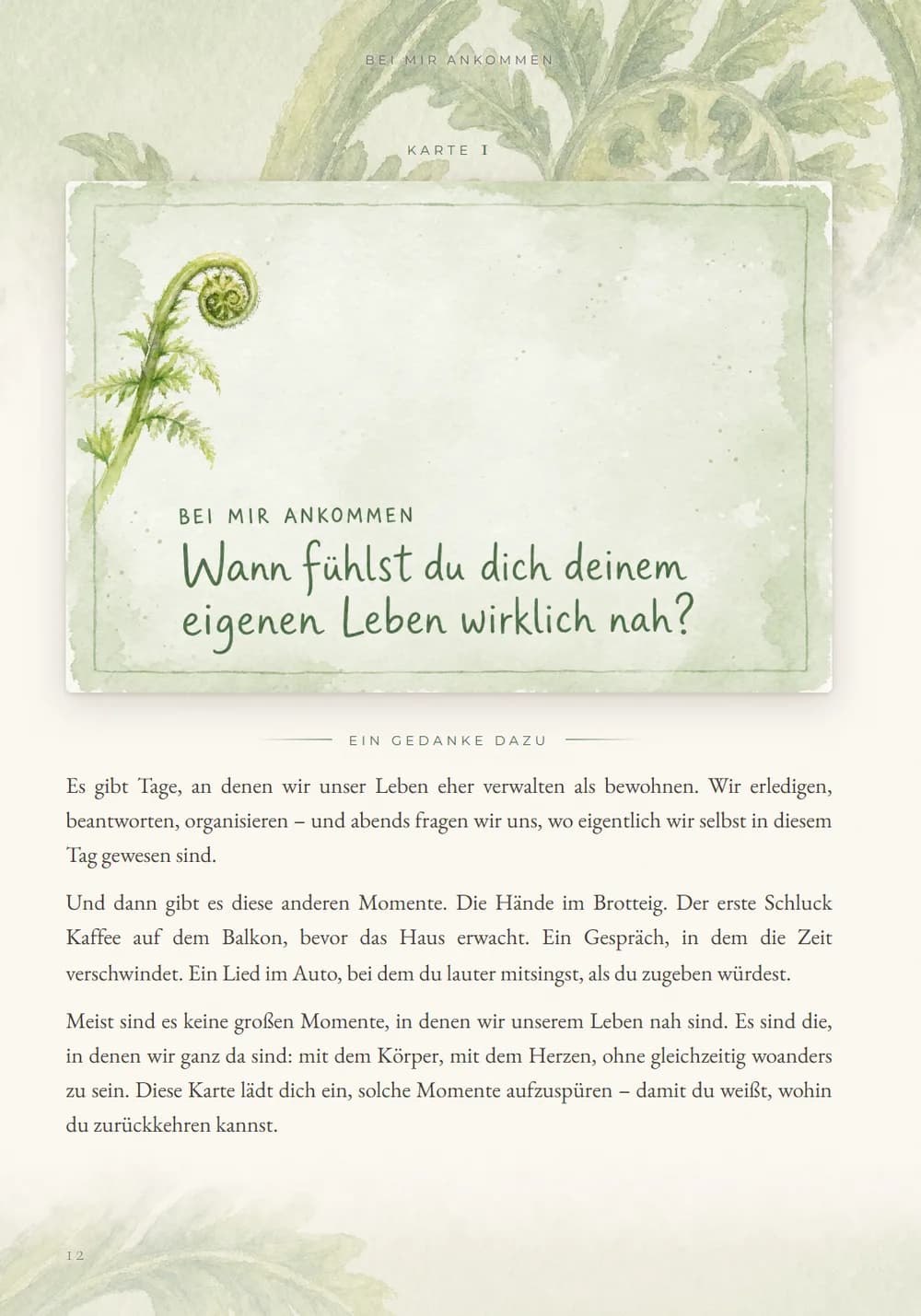 Bei mir ankommen